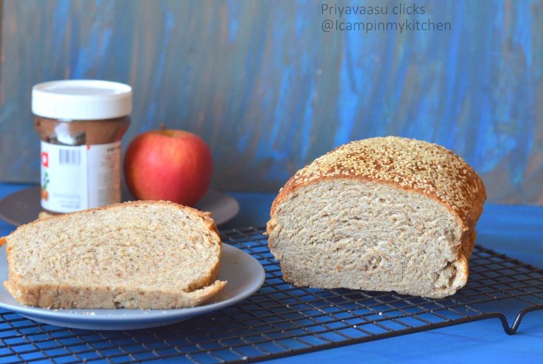 Whole Wheat Oats & Chia Bread - Fire up your Oven - Day 7