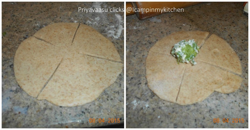 feta buns in the making