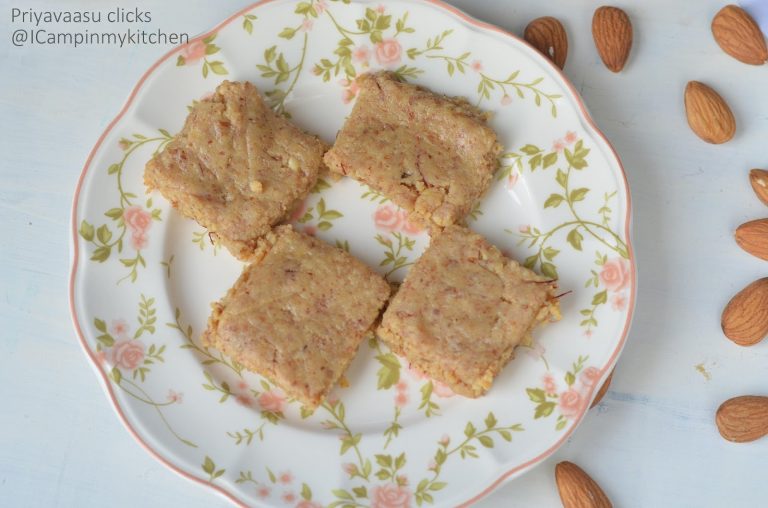 Badam paak/Almond Fudge - Parsi Special