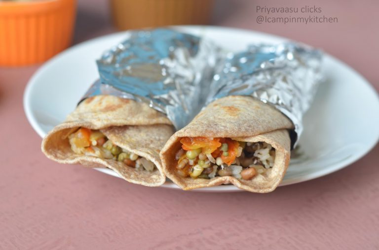 Rice & Beans Burrito
