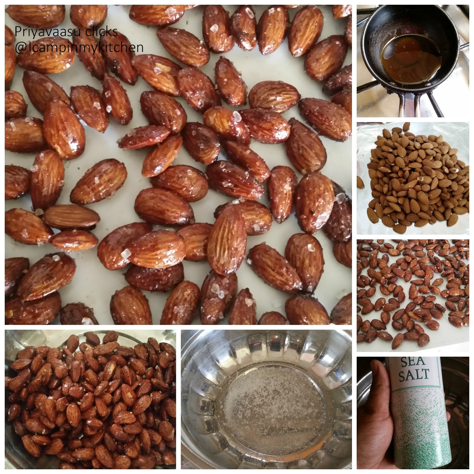How to make honey roasted chili almonds