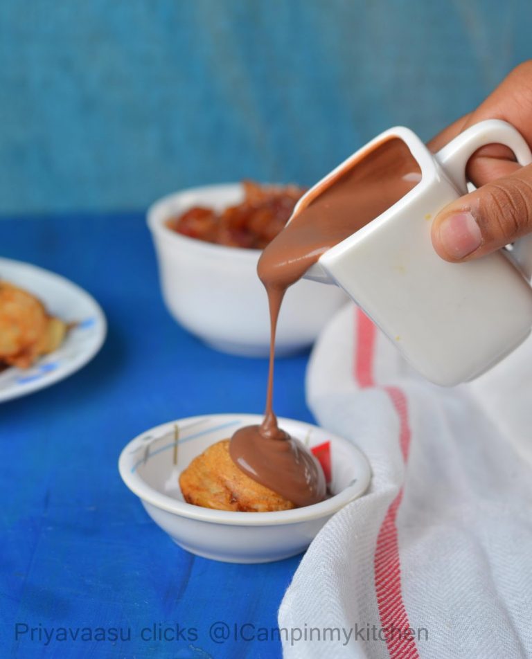 Chocolate Whipped cream - Cream/sauce/dip to serve along with Danish Abelskivers
