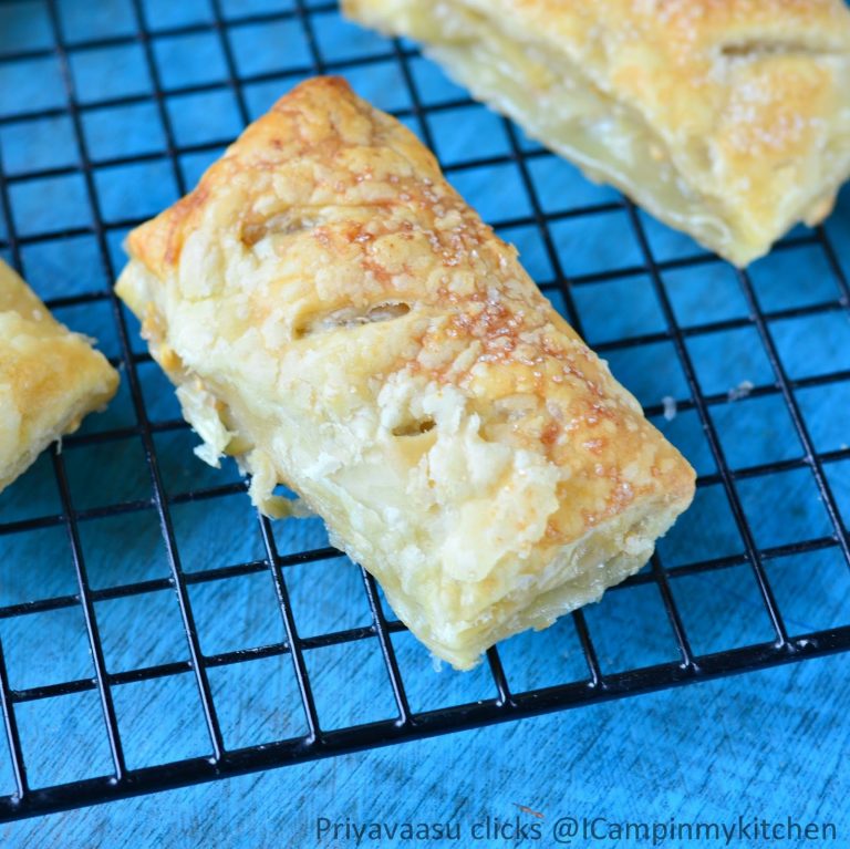 Guava & almond turnovers