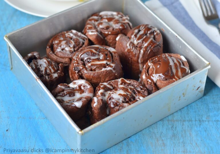 Double Chocolate Cinnamon rolls