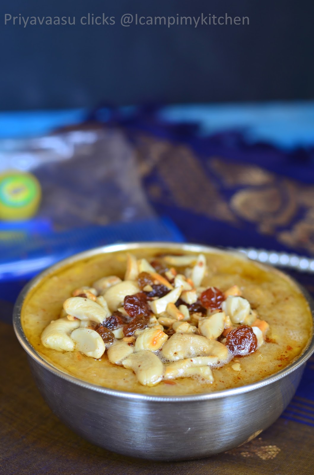 Wheat chakkara pongal 