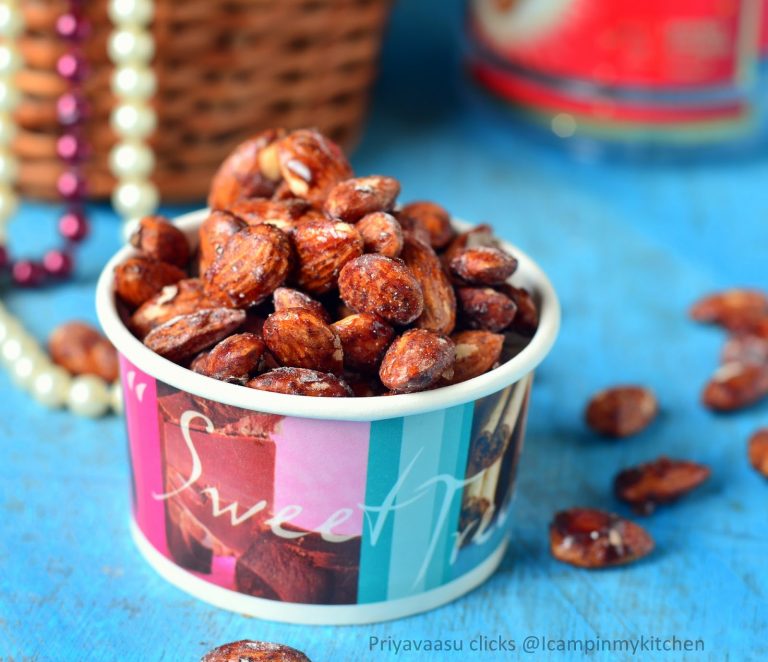 Cinnamon & spice roasted almonds