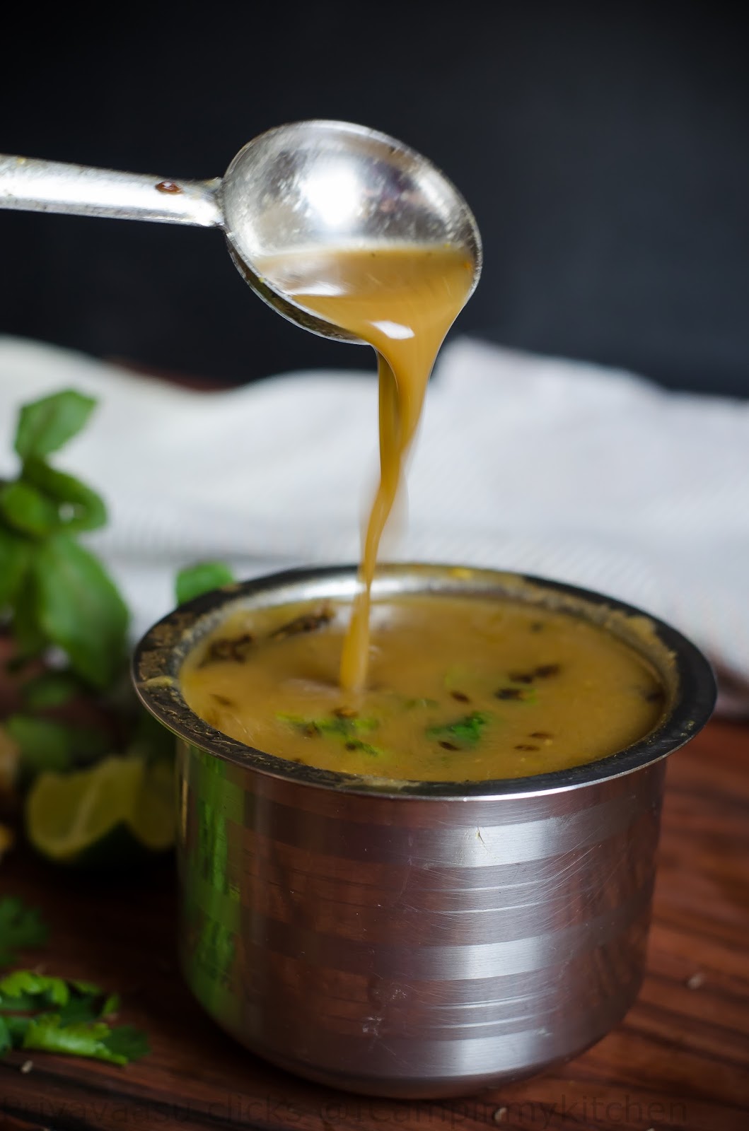 How to make rasam with indian basil leaves