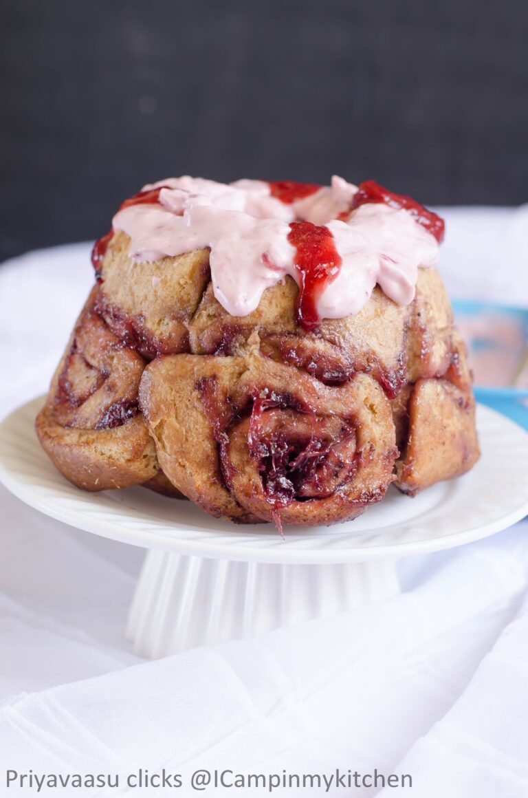 Strawberry cinnamon spelt flour bundt cake #BundtBakers