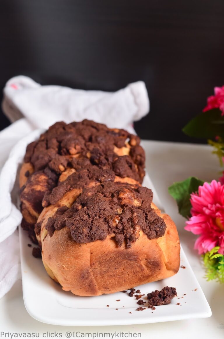 Eggless Chocolate Babka - #BreadBakers