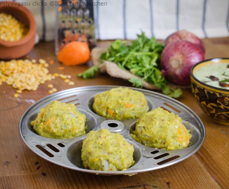 Nuchinunde/Nuchina unde/Steamed Lentil balls served with Neer Majjige/Spiced butermilk