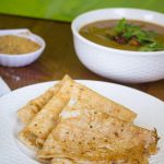 soft vendhaya dosai with udupi sambar