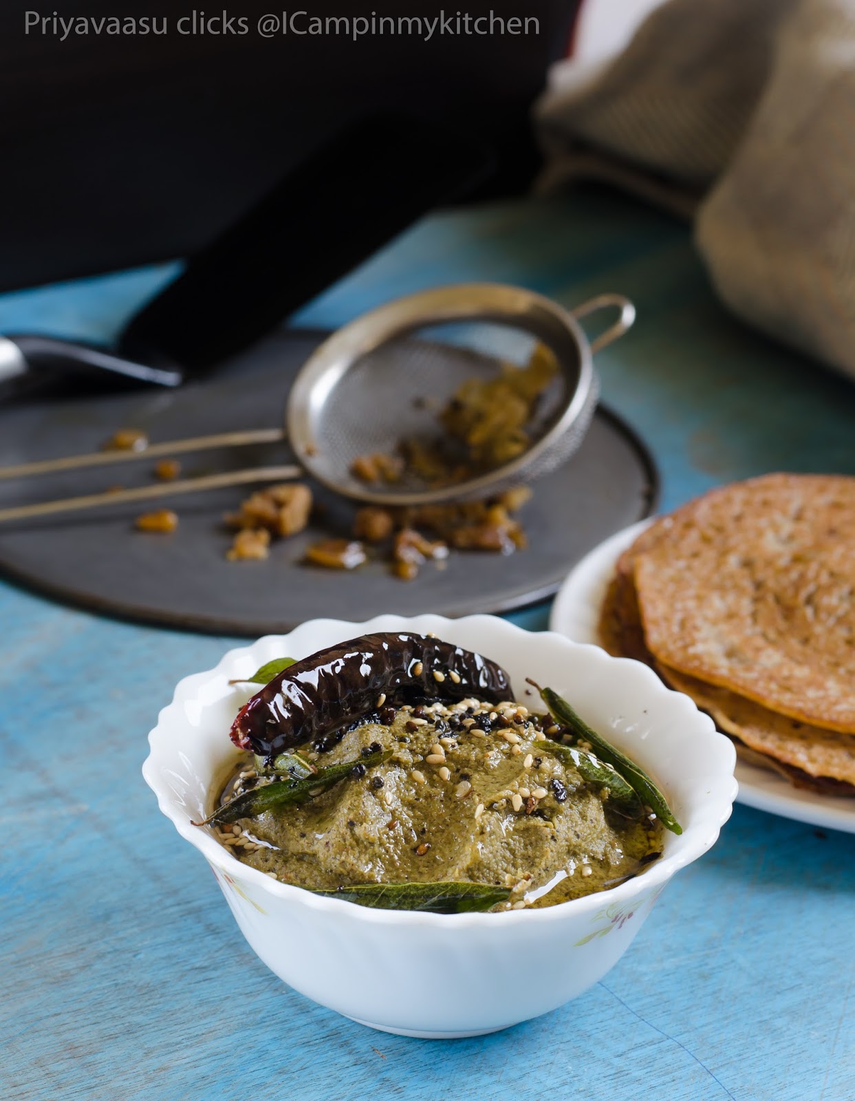 Beerkaya Pachadi/Peerkangai Chutney2/Ridgegourd Chutney2 Side dish