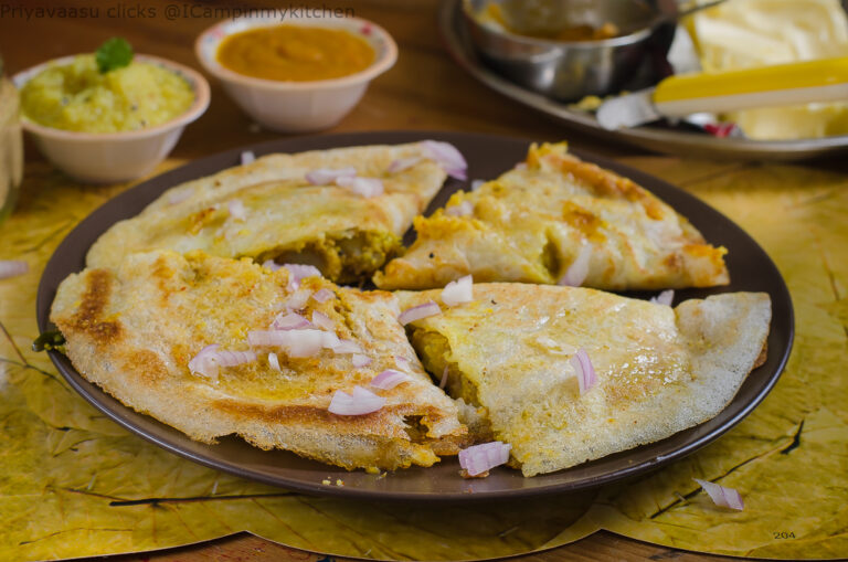 Hyderabadi Upma Masala Dosa - Street Food