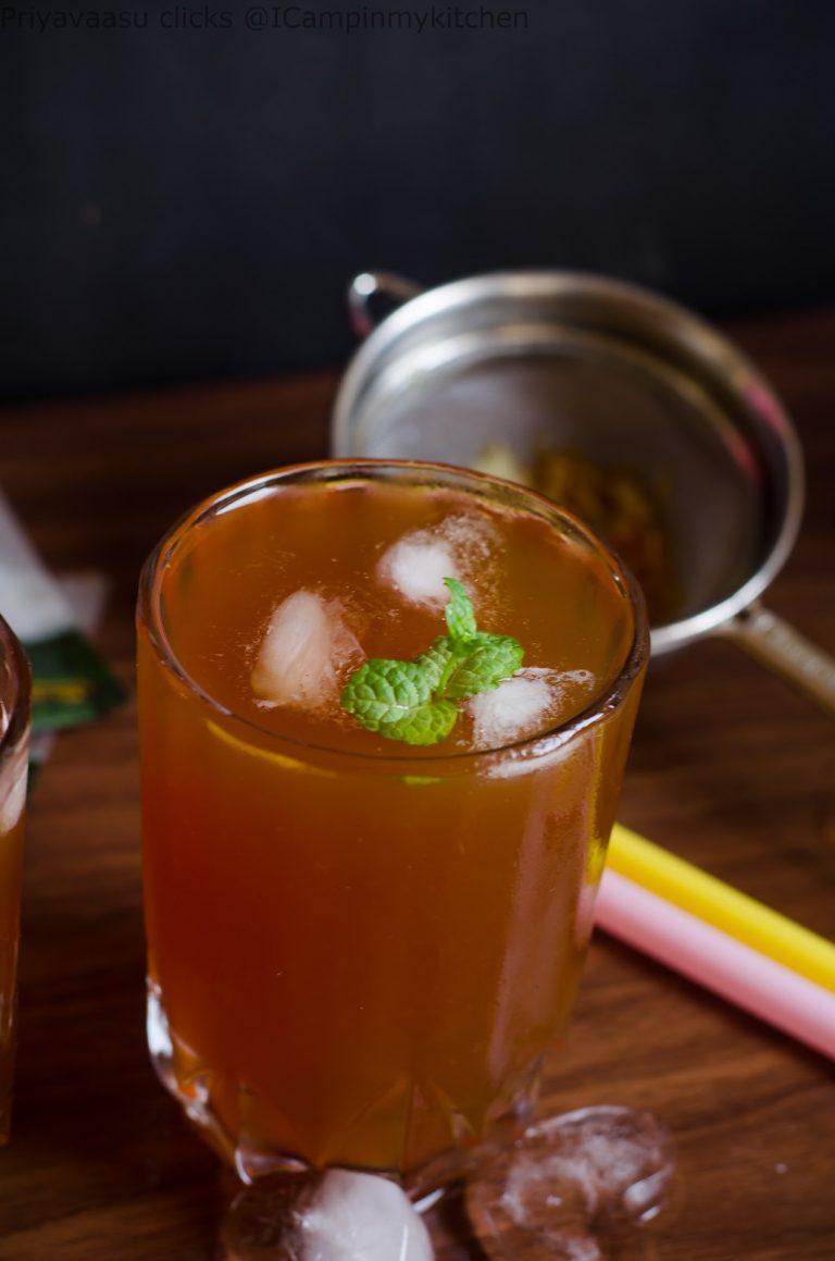 Ginger & Lemon Iced Tea - Summer Cooler Recipe