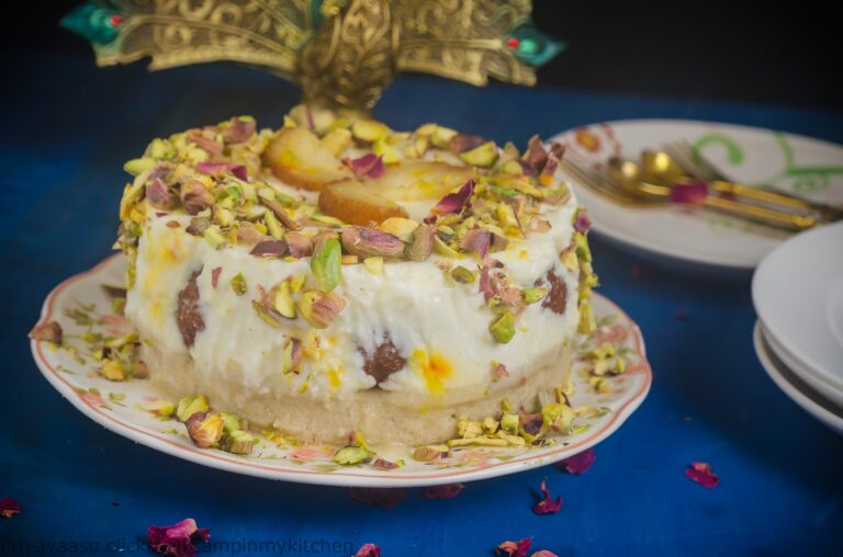 Gulab Jamun Cheesecake