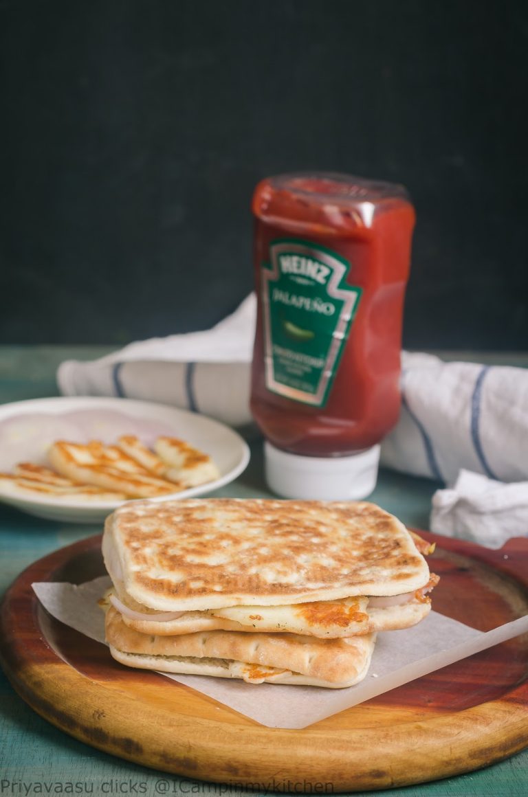 Halloumi and Fig Sandwich