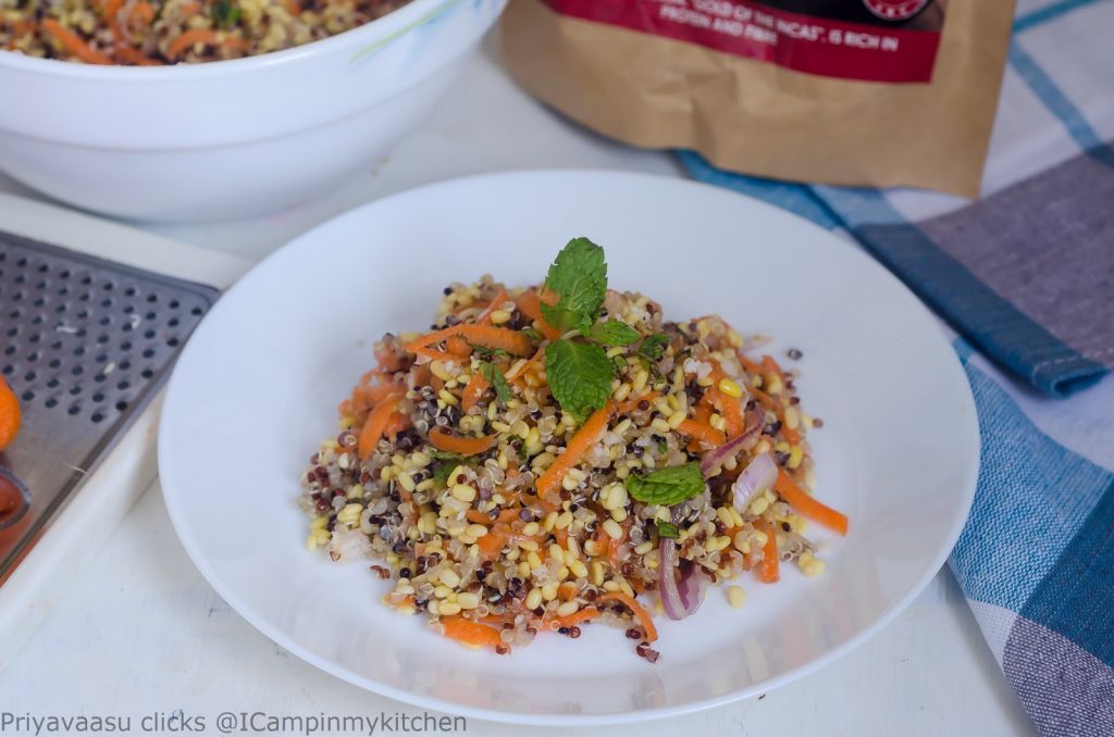 Quinoa moong salad