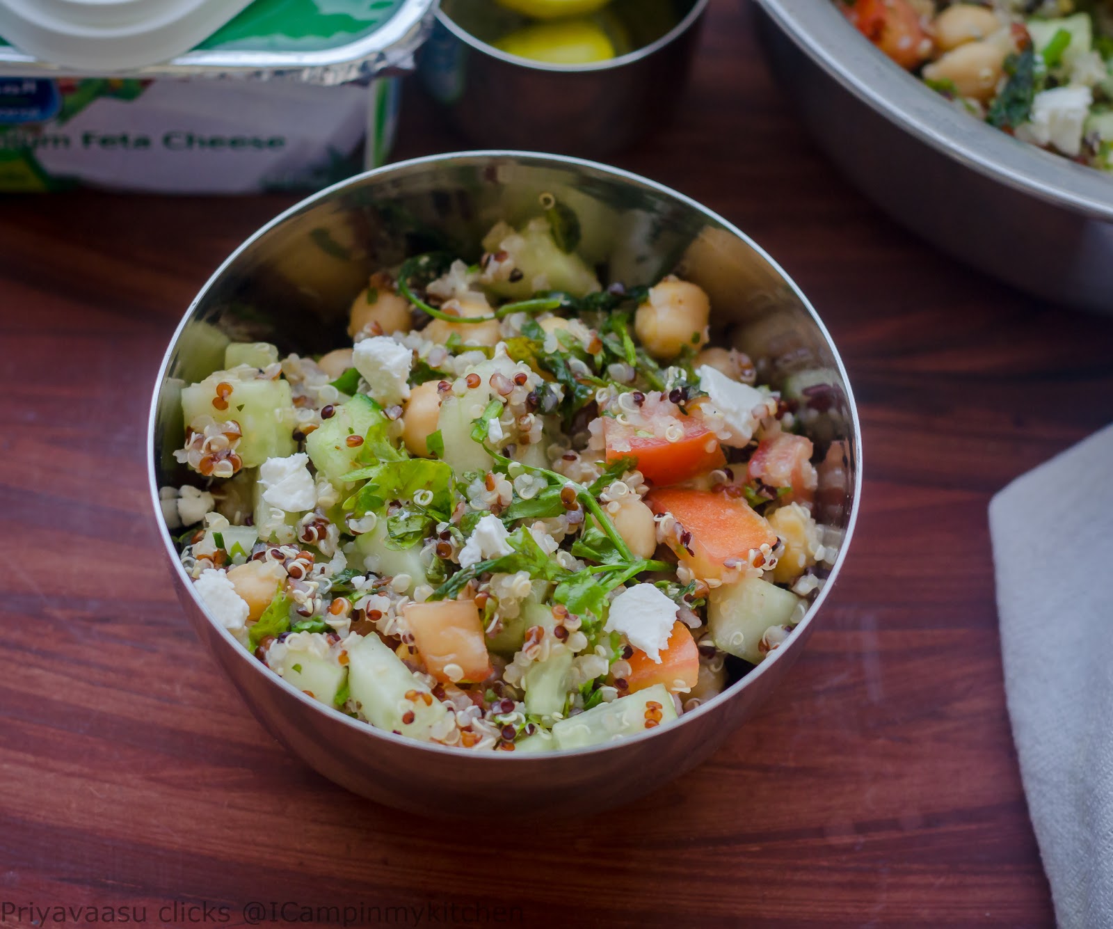 Quinoa Chickpeas Salad