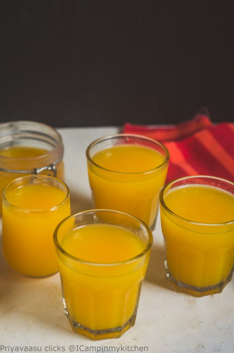 Orange Jelly/Orange Jelly using China grass/Agar-Agar - Vegan