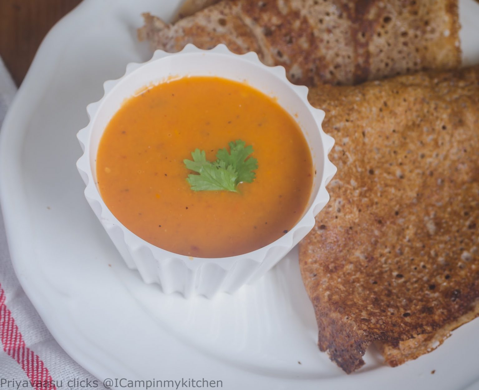 Easy Tomato Chutney | No Onion, No Garlic Chutney - I camp in my kitchen