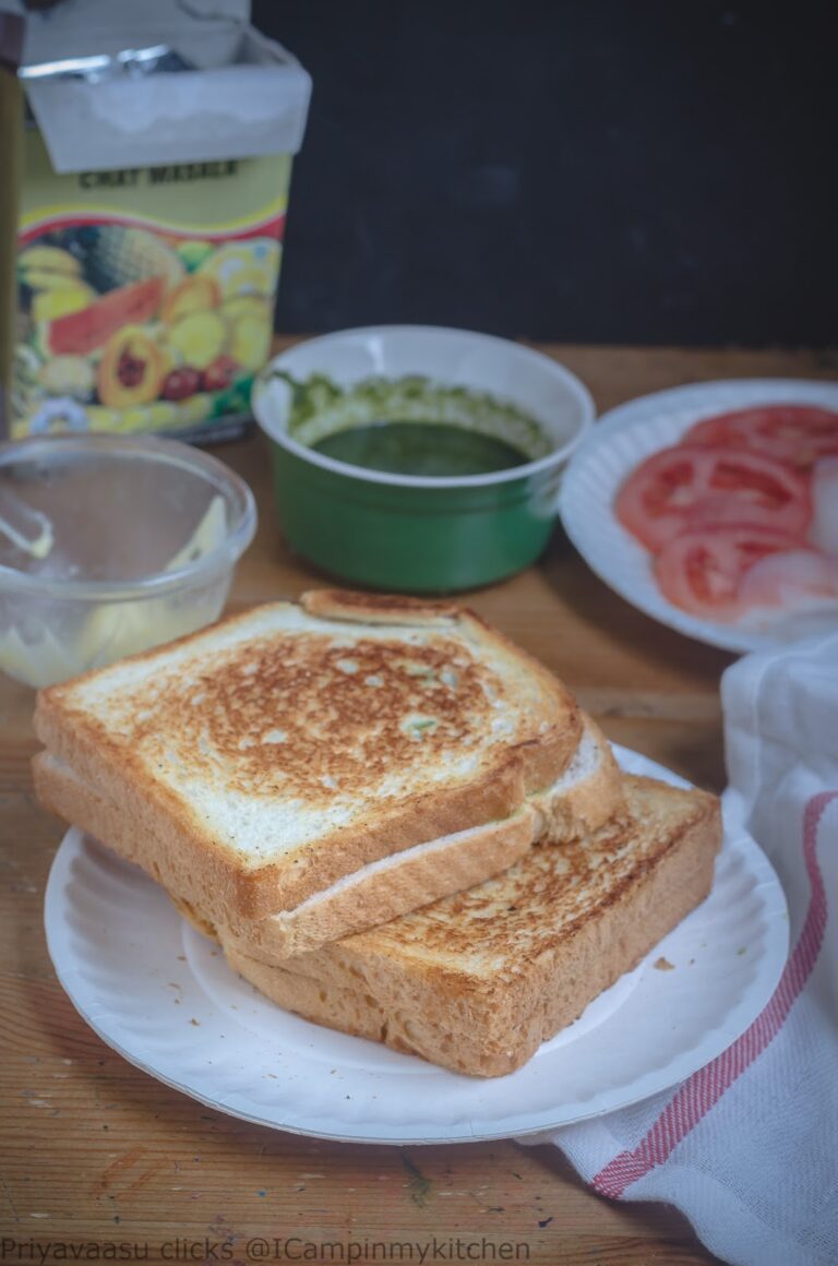 Bombay Style MasalaToast Sandwich- Aloo Toast Sandwich