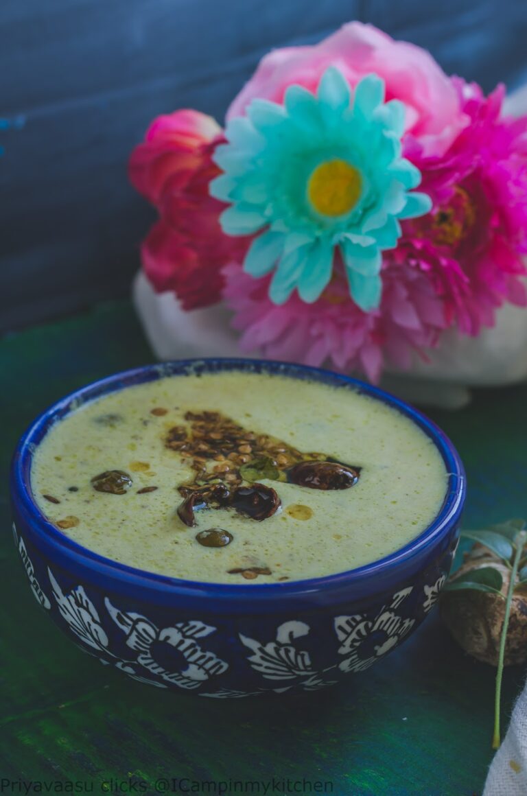 Sundaikaai Morekuzhambu/Turkey Berry in spiced yogurt Sauce/Neer Sundaikaai morekuzhambu