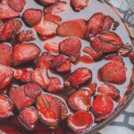 Oven roasted strawberries