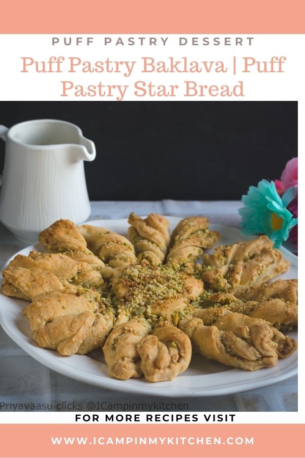 baklava with pastry sheets 