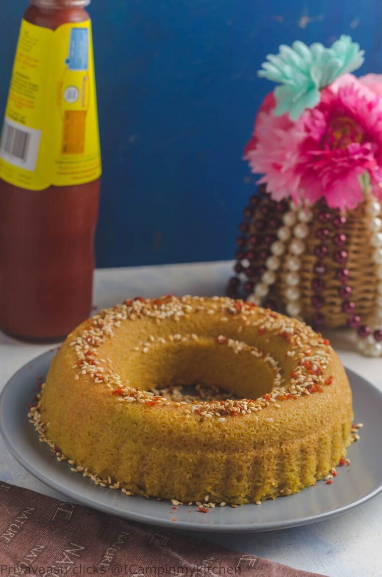 Beetroot Dhokla with Dhokla flour