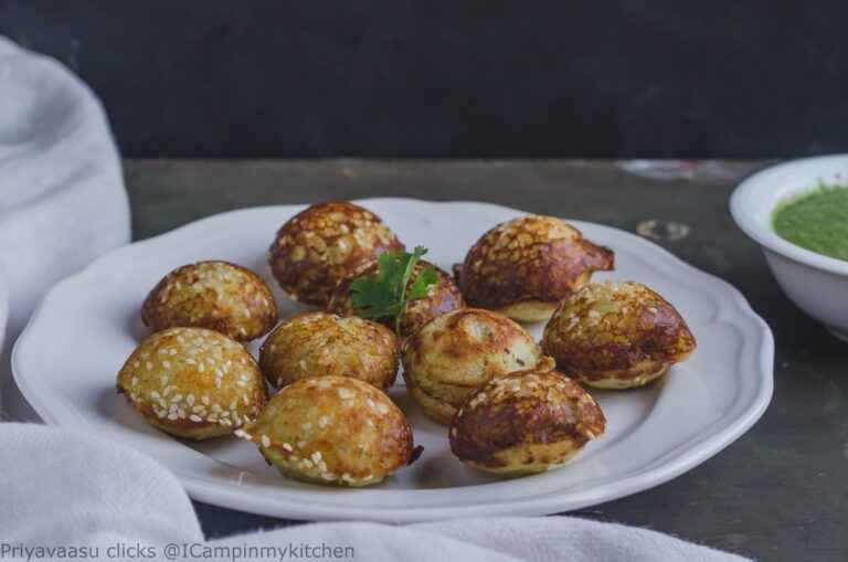 Handvo pops - Handvo in appe pan
