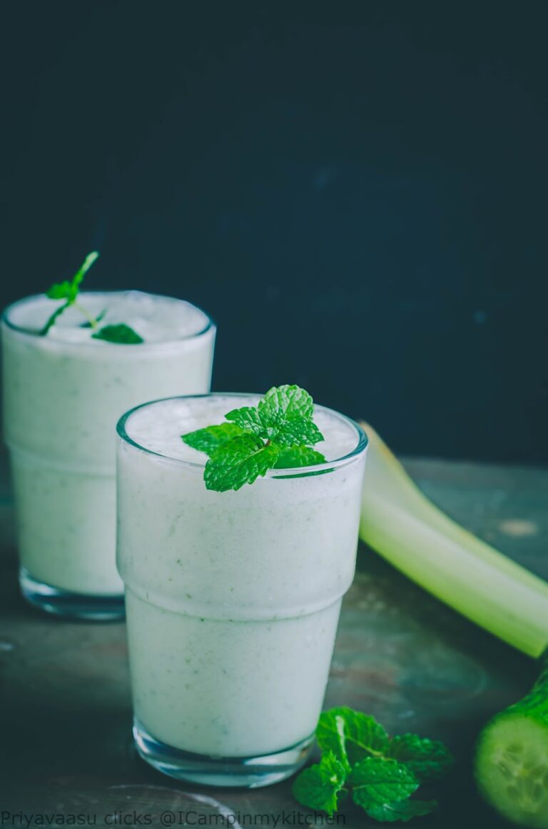 Celery & Mint Lassi/Celery & Mint Yogurt smoothie