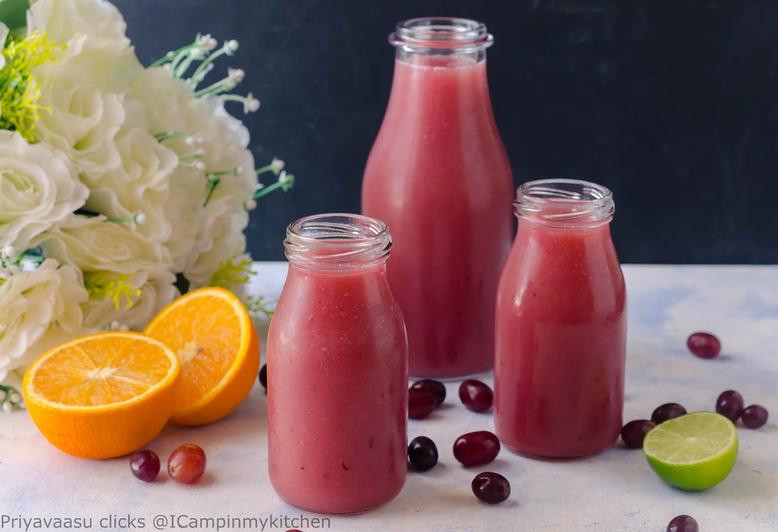 Grape Mocktail How to make Grape Mocktail I camp in my kitchen