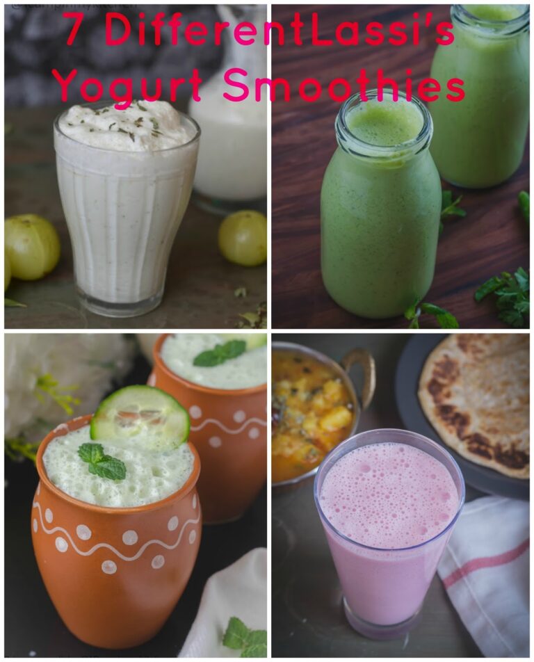 7 different lassi flavors