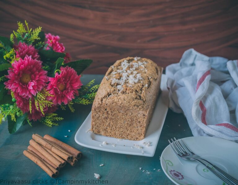 Caribbean coconut quick bread