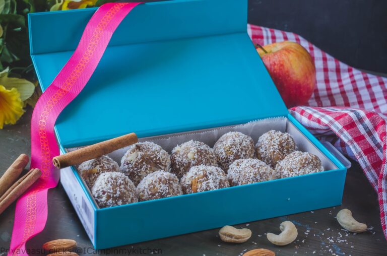 Apple & Oats Energy balls/Ladoos