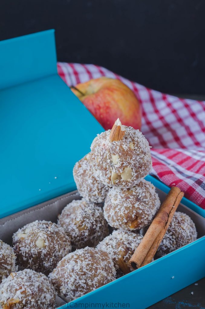 Apple & Oats Energy balls 