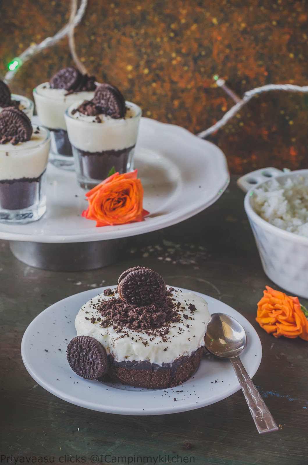 Easy no bake Oreo cheesecake