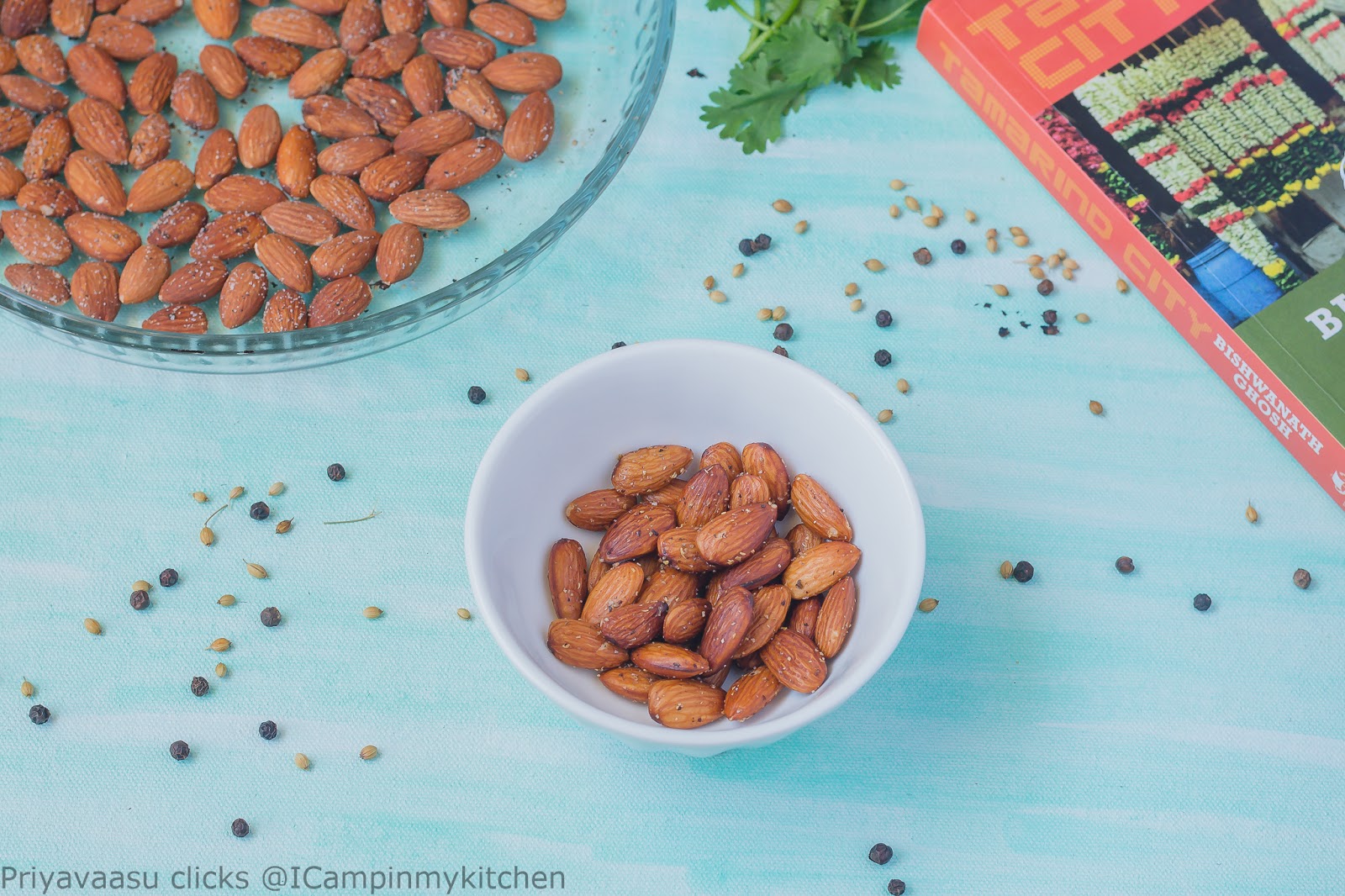 how to make oven roasted almonds snack