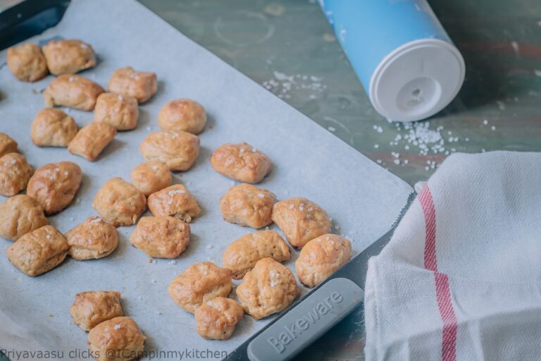 Whole wheat pretzel bites #BreadBakers