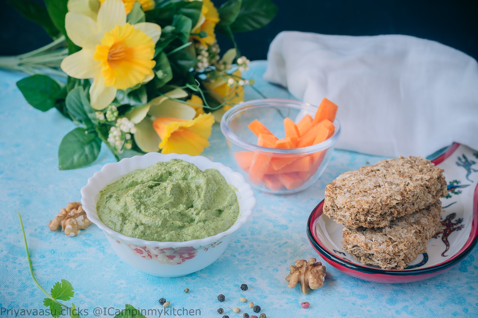 Coriander and mint pesto |Quick and easy dip