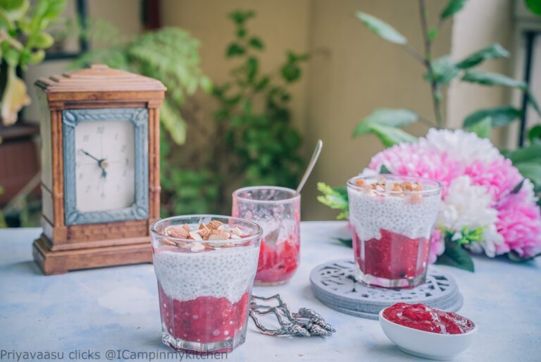 Strawberry Chia pudding - Vegan Dessert