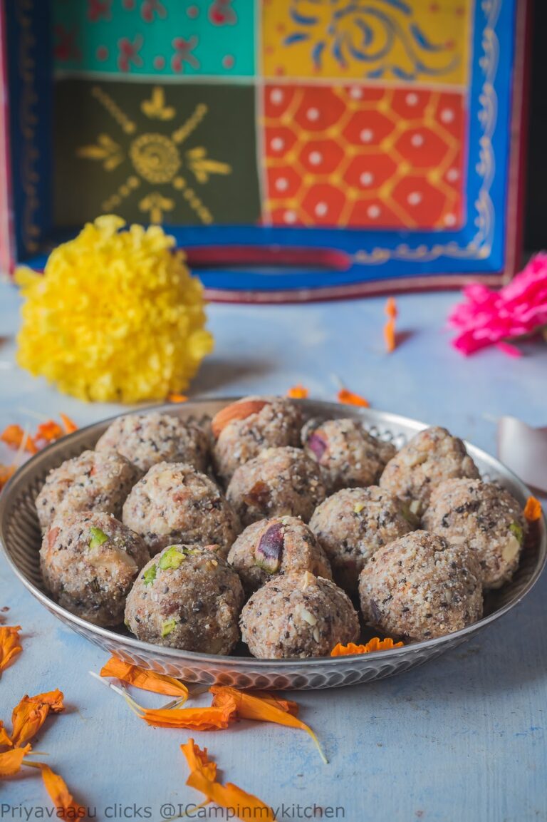 Sesame and nuts ladoos/sesame seeds and nuts energy balls - No sugar added