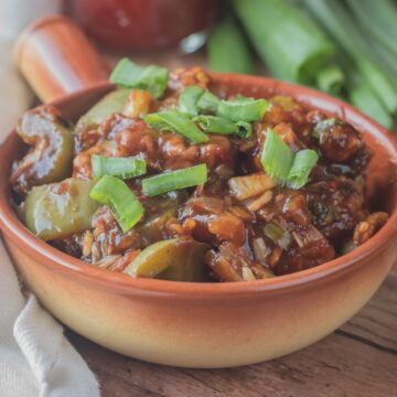 Indo Chinese Paneer Chilli