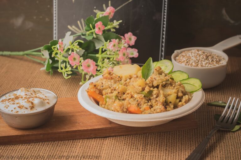 Buckwheat groats upma/Buckwheat groats stir-fry with Veggies