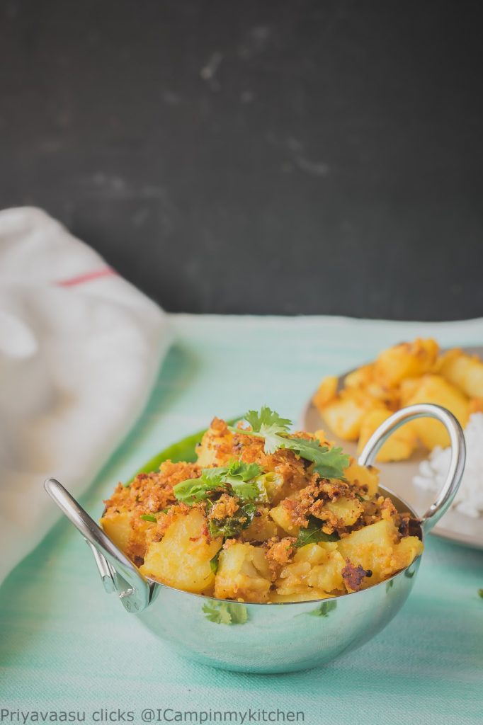 Tangy aloo curry