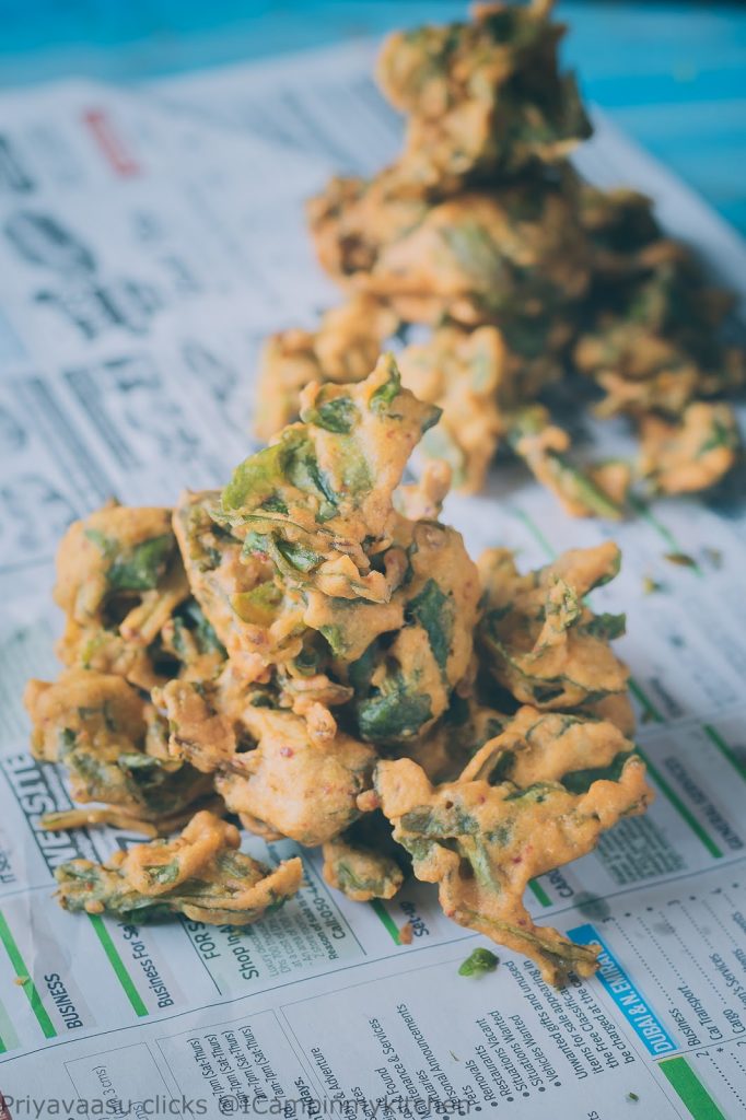 Spinach fritters 