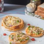 Quick and easy party appetizer, bread cheesy rings