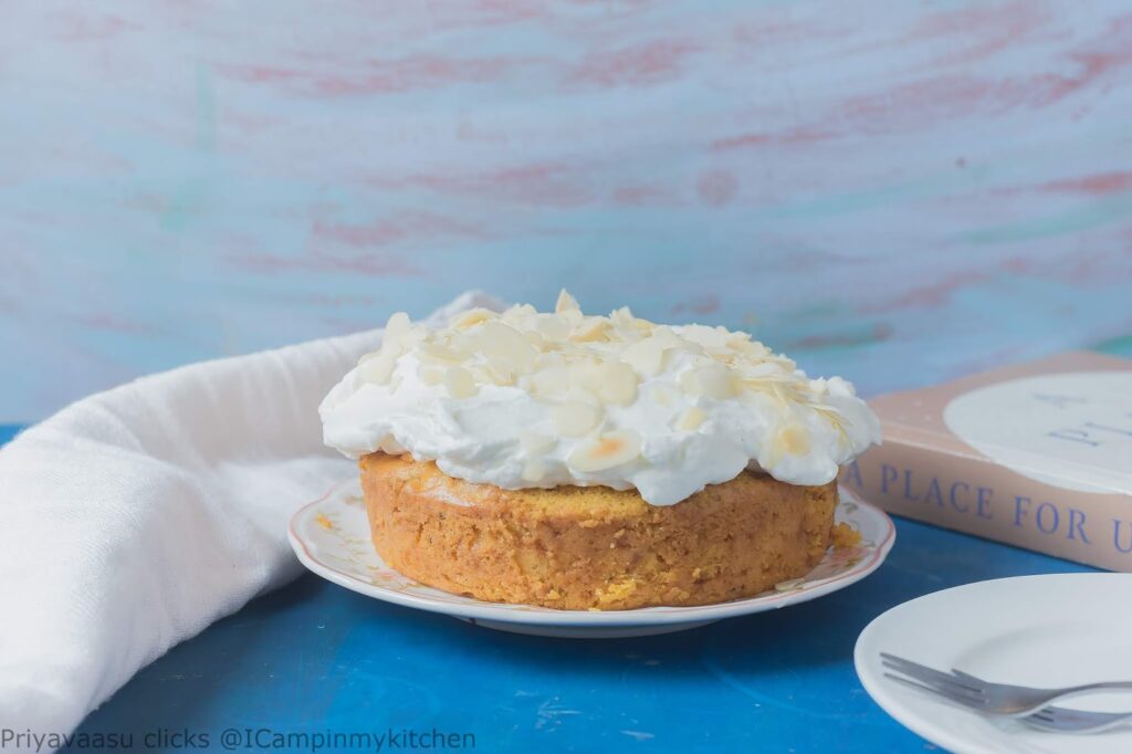 Whole wheat mango cake