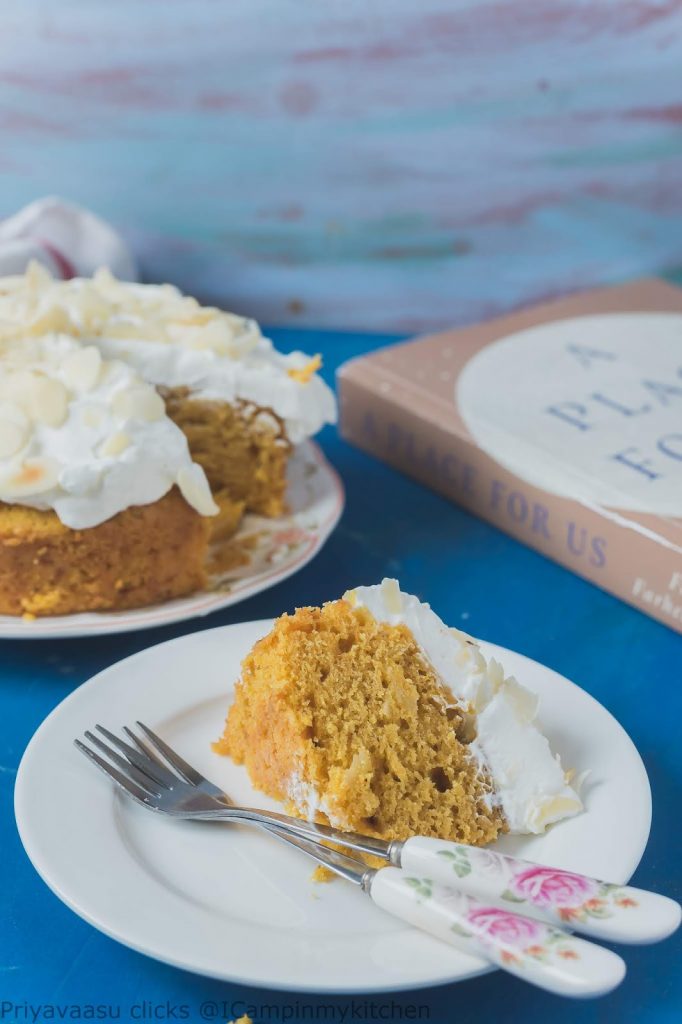 Mango cake without condensed milk