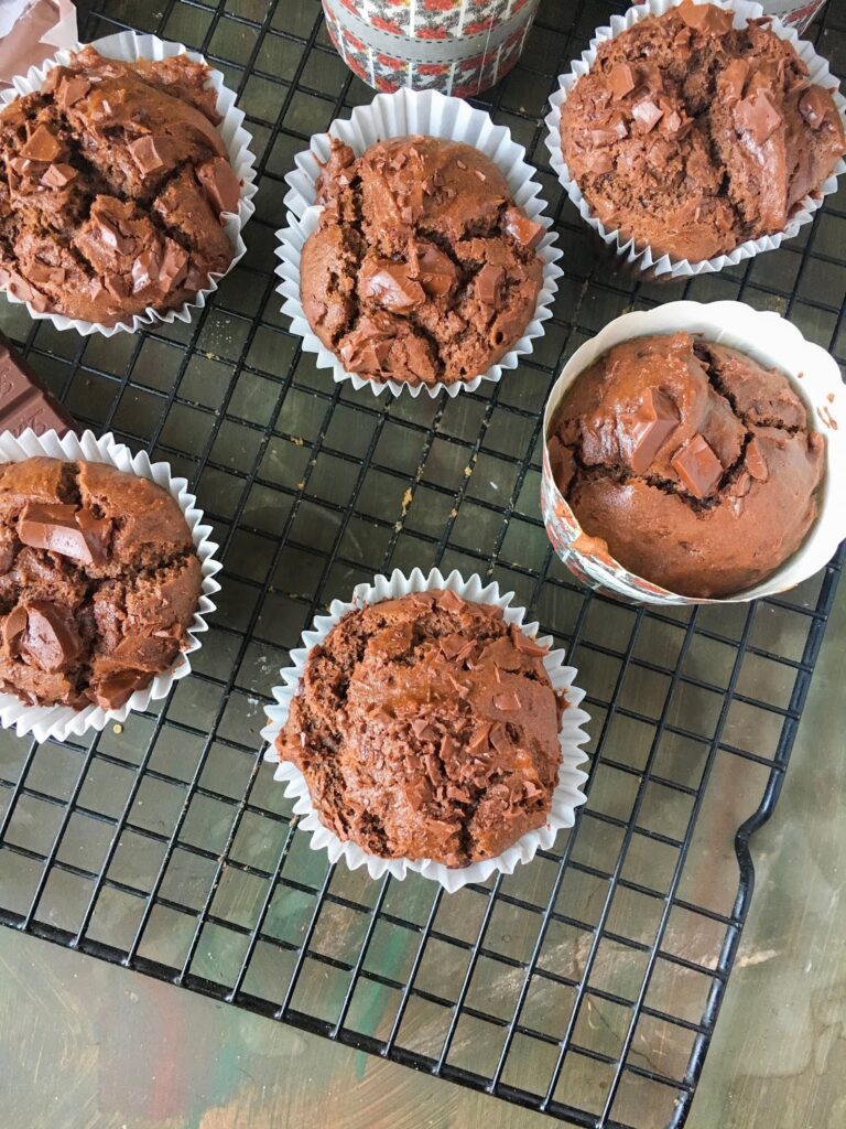 Mocha Muffins|How to make Eggless Mocha Muffins